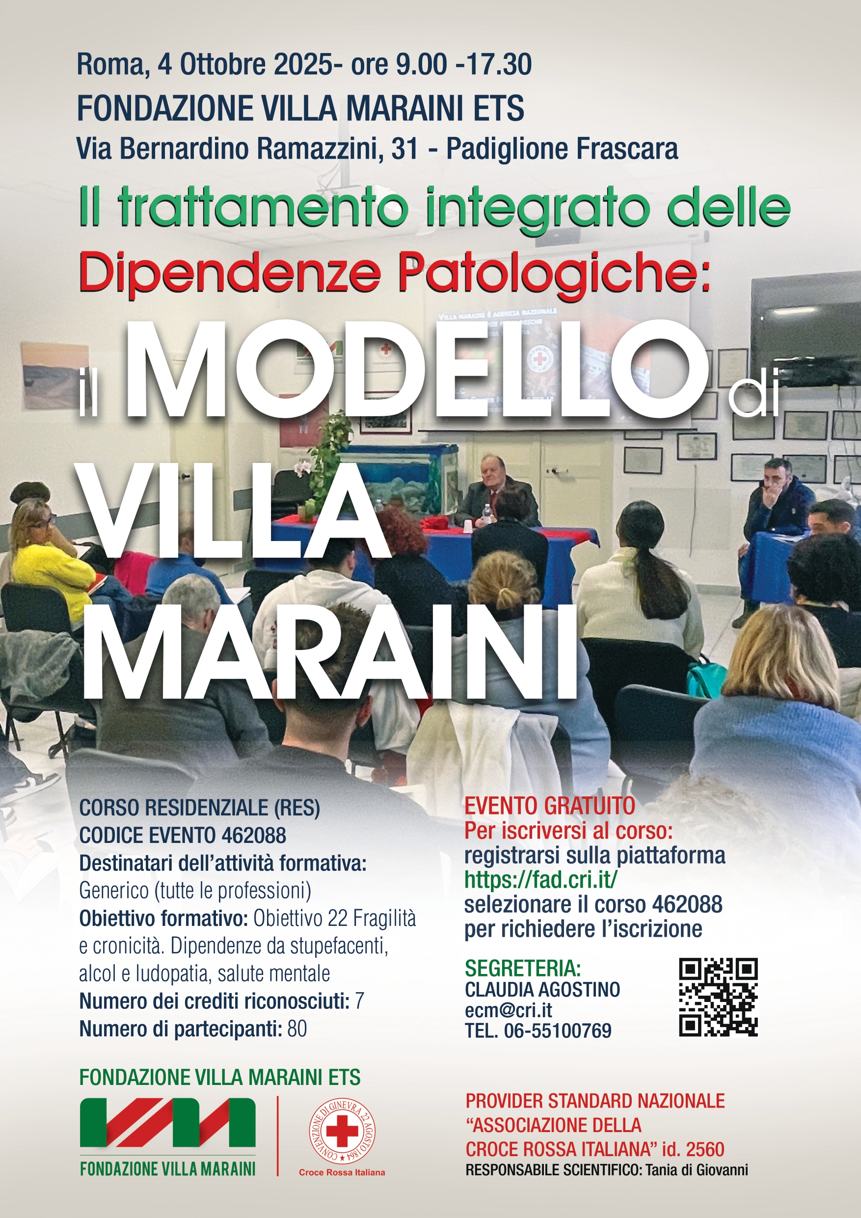 TRATTAMENTO INTEGRATO DELLE DIPENDENZE PATOLOGICHE: IL MODELLO DI VILLA MARAINI