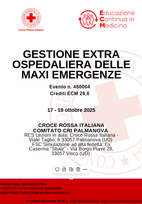 GESTIONE EXTRA OSPEDALIERA DELLE MAXI EMERGENZE