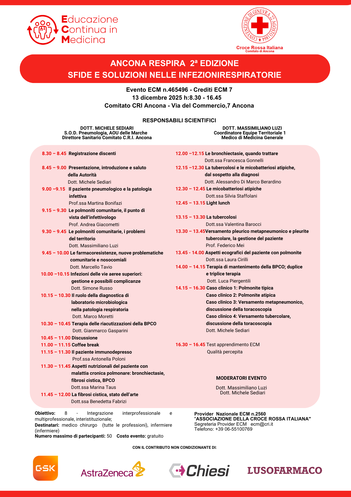 ANCONA RESPIRA 2ª edizione Sfide e soluzioni nelle infezioni respiratorie