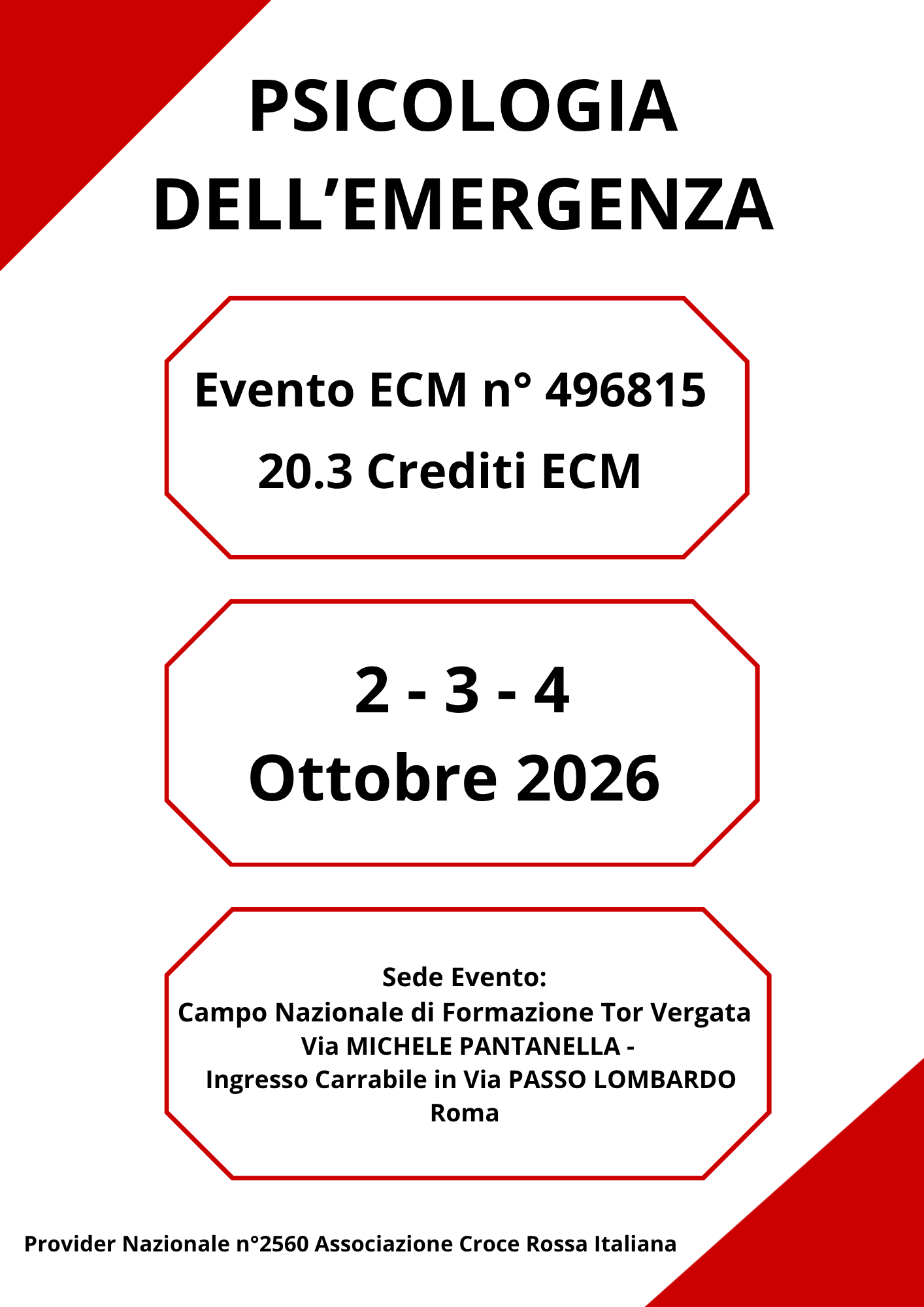 PSICOLOGIA DELL'EMERGENZA