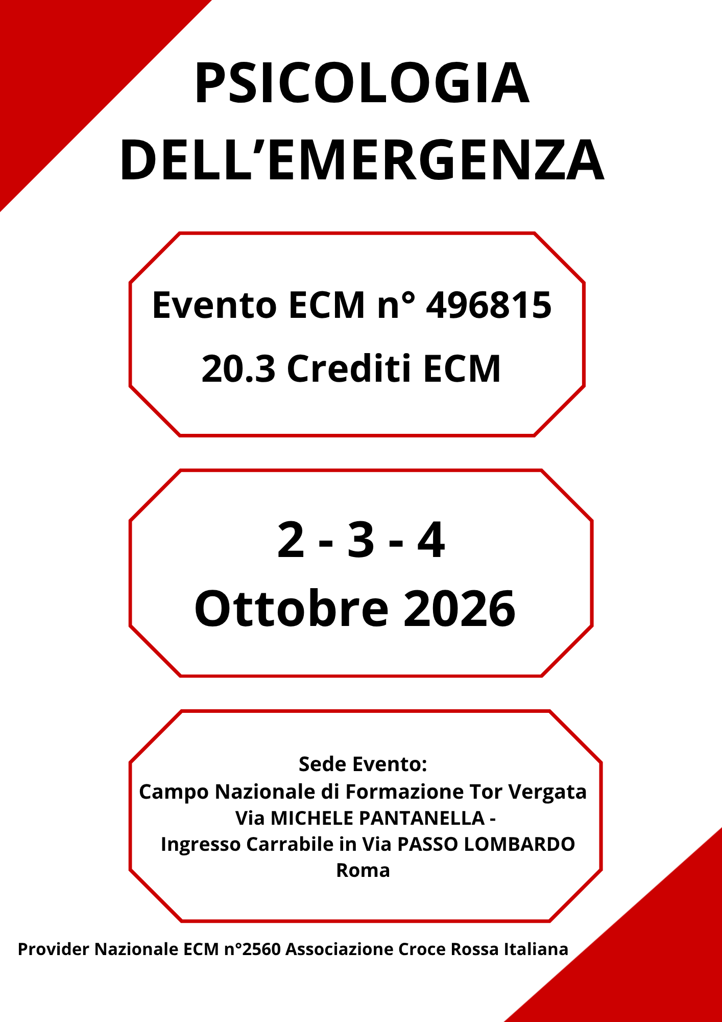 PSICOLOGIA DELL'EMERGENZA